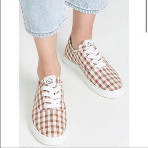 Loeffler Randall Gingham Fashion Sneakers from Anthropologie Size 10